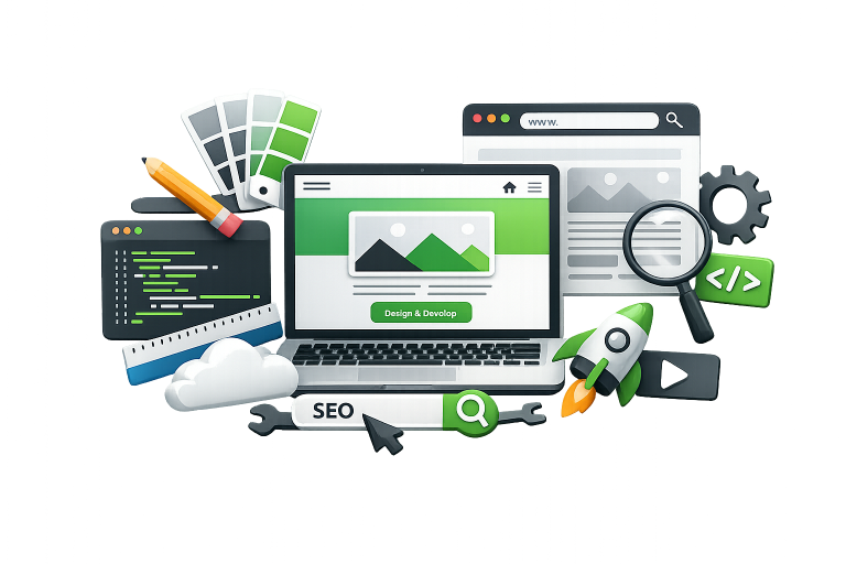 Illustration de l'accueil du site